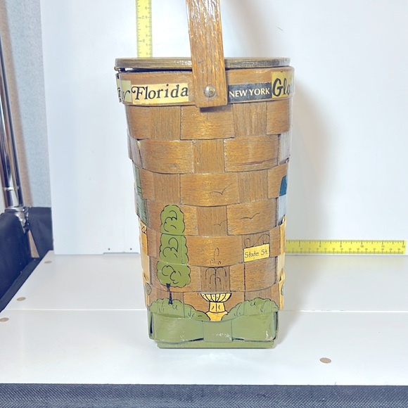 VINTAGE-RARE! 70s Caro-Nan HandWoven handpainted Purse Special for Mrs.Rae’s KAD - Picture 2 of 10